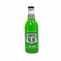 Route 66 Lime Soda, 12 oz.