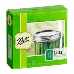 Ball Wide Mouth Mason Jar Lids, 12 Count - 42000 - Canning Jars, Bands & Lids