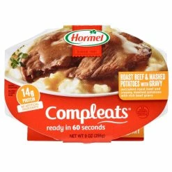Hormel Compleats Roast Beef & Mashed Potatoes, 9 oz. - Microwave Meals