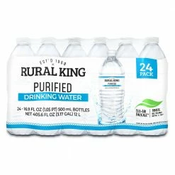 Food & Household Goods Sales 37 Various Brands Purified Drinking Water, 24 Pack