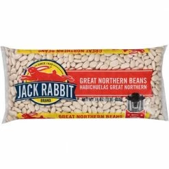 Jack Rabbit Great Northern Beans 4 lb. Bag - Dried Beans