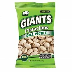 Giants Dill Pickle Pistachios, 4.5 oz. - Salty Snacks