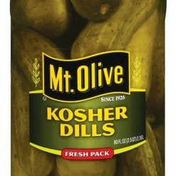 Mt. Olive Kosher Dill Pickles Fresh Pack, 80 oz. Jar - Pickles & Relishes