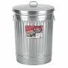 Behrens Galvanized Steel Garbage Can with Lid, 31 Gallon - 1270 - Trash Barrels