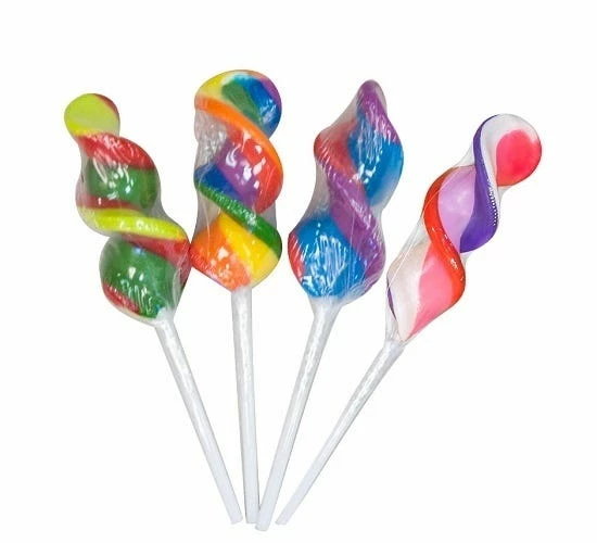 Squire Boone Teeny Corkscrew Twist Lollipops, Assorted Colors - Hard Candy & Lollipops 1 Squire Boone Teeny Corkscrew Twist Lollipops, Assorted Colors - Hard Candy & Lollipops