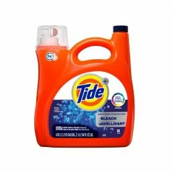 Tide Plus Bleach Liquid 2x HE 100 Loads, Original Scent, 152 Fl. Oz. - 80364208 - Laundry Detergent