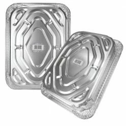 Various Brands Rectangular Aluminum Roaster Pan 50 Pack - 49770074 - Disposable Kitchenware