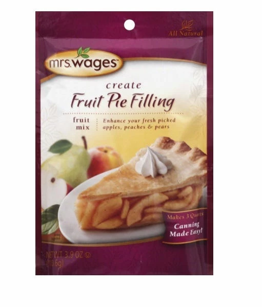 Mrs. Wages Fruit Pie Filling Mix, 3.9 oz. - Canning Ingredients 1 Mrs. Wages Fruit Pie Filling Mix, 3.9 oz. - Canning Ingredients