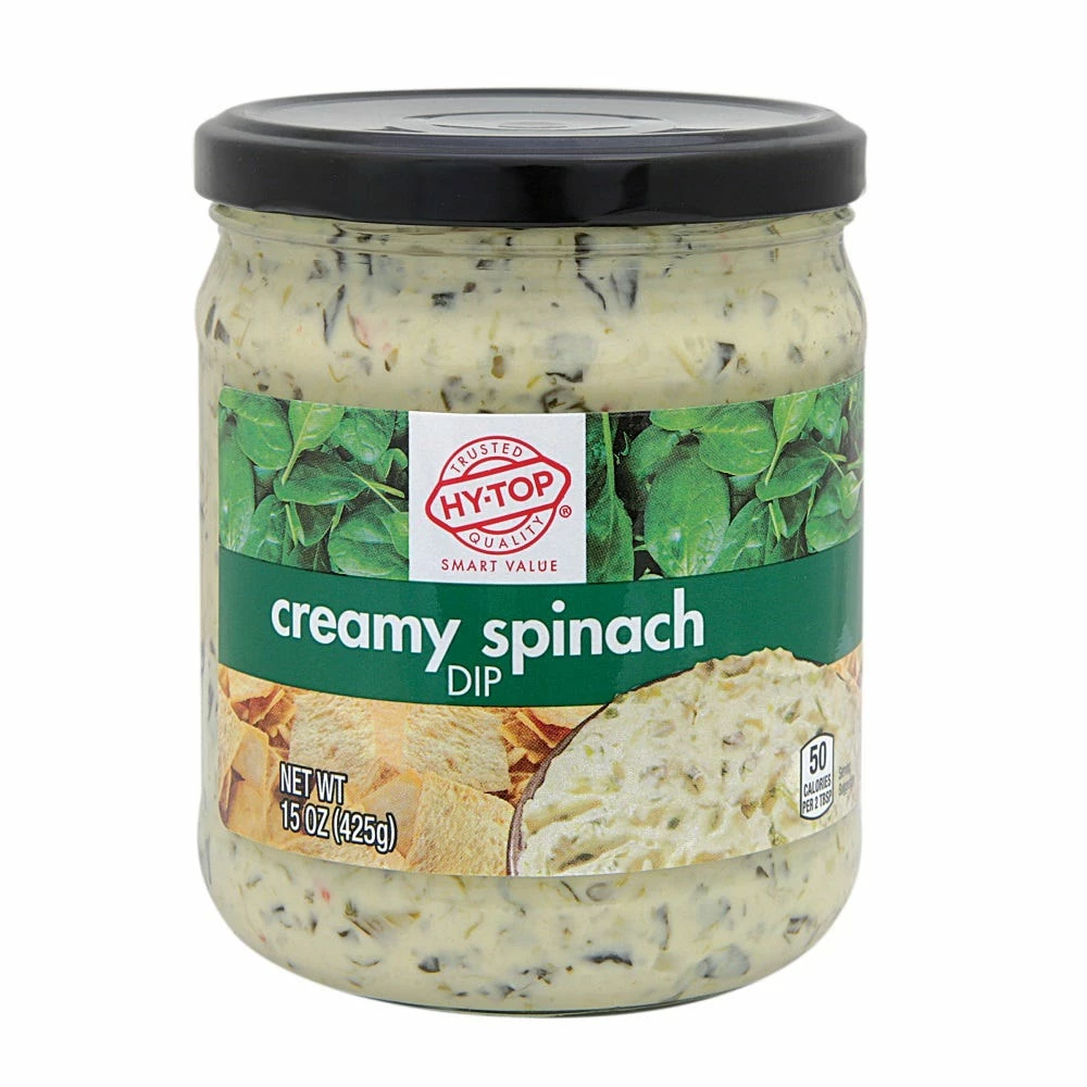 HyTop Creamy Spinach Dip, 15 oz. - Dips 1 HyTop Creamy Spinach Dip, 15 oz. - Dips