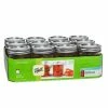 Ball 1/2 Pint Size Regular Mouth 8 oz. Mason Canning Jars, 12 Pack - 60000 - Canning Jars, Bands & Lids