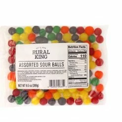 Rural King Assorted Fruit Sour Balls - Candy & Gum