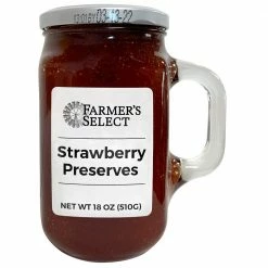 Farmer's Select Strawberry Preserve, 18 oz. - Jams & Jellies