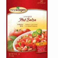 Mrs. Wages Hot Salsa Tomato Mix, 4 oz. - Canning Ingredients