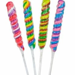 Squire Boone Teeny Twirl Twister Pops, Assorted Colors - Hard Candy & Lollipops