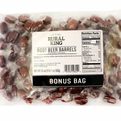 Rural King Root Beer Barrels BONUS BAG - Candy & Gum