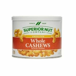 Superior Nut Company Unsalted Whole Cashews, 8 oz.