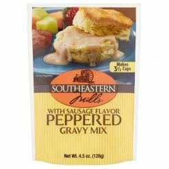 Southeastern Mills Pepper Gravy with Sausage, 4.5 oz. - Condiments & Sauces