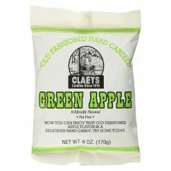 Claeys Old Fashioned Green Apple Hard Candies, 6 oz. - Hard Candy & Lollipops