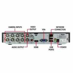 Defender Pro 960H 8CH Security DVR w/ 4 Cameras 21324 - Surveillance -Food & Household Goods Sales defender pro 960h 8ch security dvr w 4 cameras 21324 2