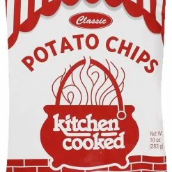 Kitchen Cooked Original Classic Potato Chips, 10 oz. Bag - Chips & Crackers