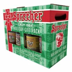 Sprecher Holiday Variety Pack, 16 oz. Bottles / 8 Pack - Soda