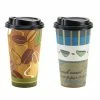 Nicole Home Collection Premium Paper Hot Cups with Lids, 16 oz. - 00760 - Disposable Kitchenware