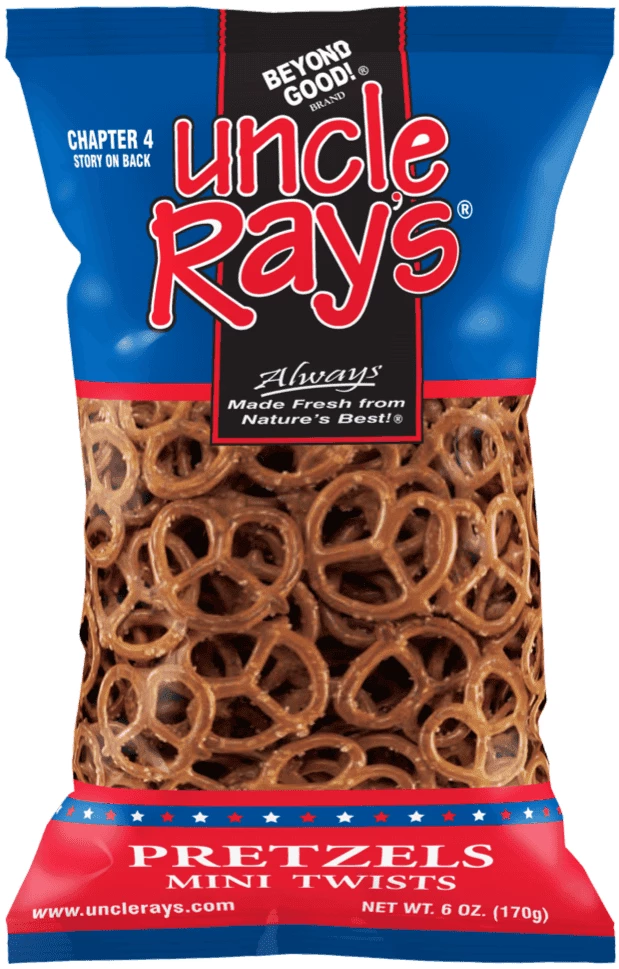 Uncle Ray's Pretzels, 12oz - Chips & Crackers 1 Uncle Ray's Pretzels, 12oz - Chips & Crackers