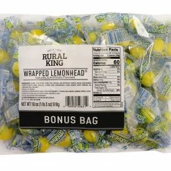 Rural King Lemon Heads BONUS BAG - Candy & Gum
