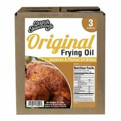Wildlife Seasonings Wildlife Seasoning Original Soybean/Peanut Blend Frying Oil, 3 Gallon - Oils