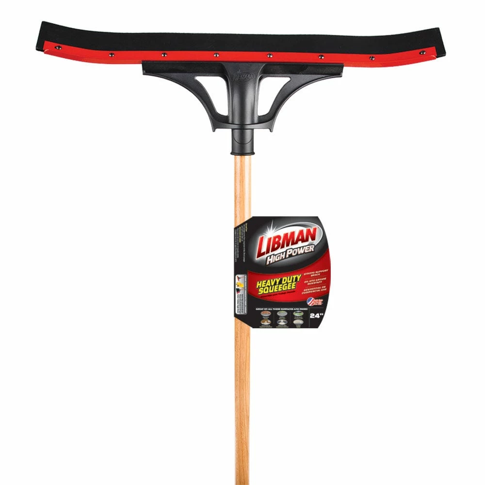 Libman Heavy-Duty 24" Curved Floor Squeegee with Brace - Brooms & Mops 2 Libman Heavy-Duty 24" Curved Floor Squeegee with Brace - Brooms & Mops - Image 2