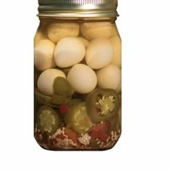 Various Brands Pickled Jalapeno Eggs, 32 oz. - 7570 - Canned Goods & Soups