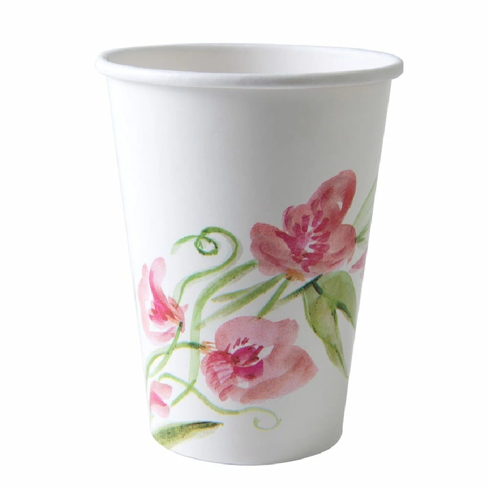 Nicole Home Collection Hot / Cold Paper Cups - Pink Floral, 24 Count - 77030 - Disposable Kitchenware 1 Nicole Home Collection Hot / Cold Paper Cups - Pink Floral, 24 Count - 77030 - Disposable Kitchenware