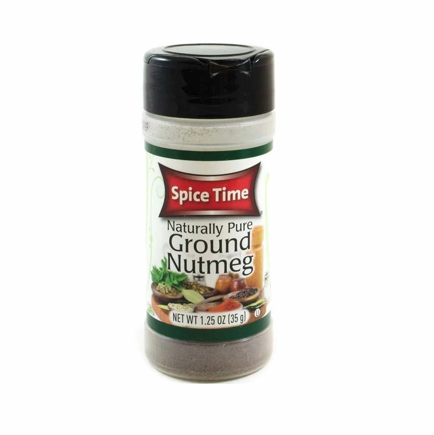 Spice Time Ground Nutmeg, 1.25 oz. - Spices & Seasonings 1 Spice Time Ground Nutmeg, 1.25 oz. - Spices & Seasonings