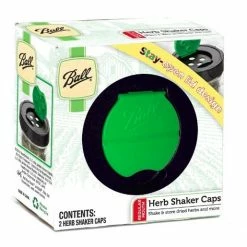 Ball Herb Shaker Lids for Regular Mouth Mason Jars, 2 Pack - 1440010747 - Food Storage