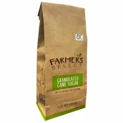 Various Brands Farmer's Select Granulated Cane Sugar, 4 lb. - Sugar & Sweeteners