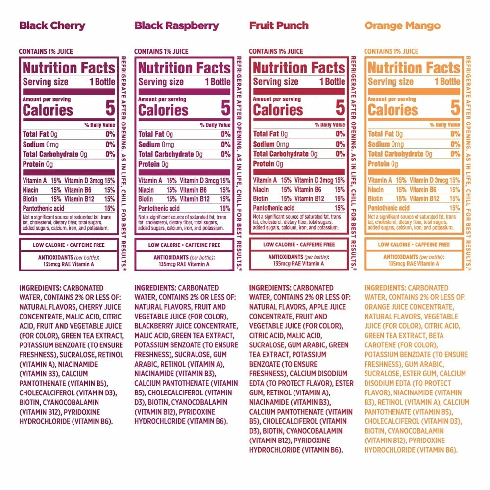 Sparkling Ice 17 oz. Bottle Green Variety, 12 Pack - Water 5 Sparkling Ice 17 oz. Bottle Green Variety, 12 Pack - Water - Image 5