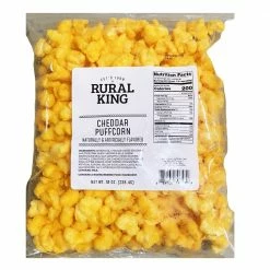 Rural King Cheddar Puffcorn, 10 oz. Bag - Popcorn