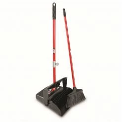 Libman Open-Lid Lobby Dust Pan with Lobby Broom - Cleaning & Janitorial Supplies