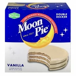 Moon Pie Double Decker Vanilla Marshmallow Sandwich, 8 Pack - 64002 - Cookies