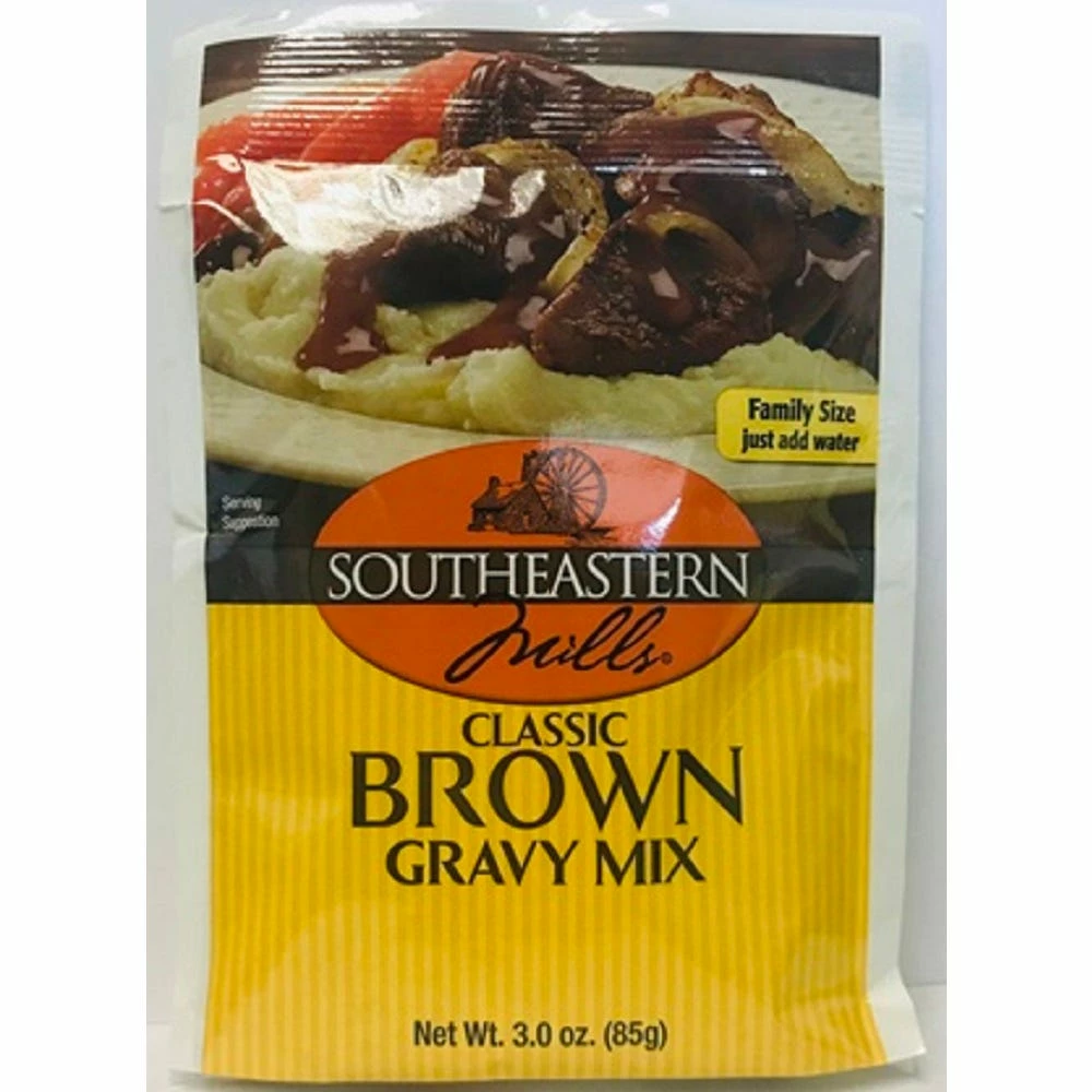 Southeastern Mills Brown Gravy, 3 oz. - Condiments & Sauces 1 Southeastern Mills Brown Gravy, 3 oz. - Condiments & Sauces