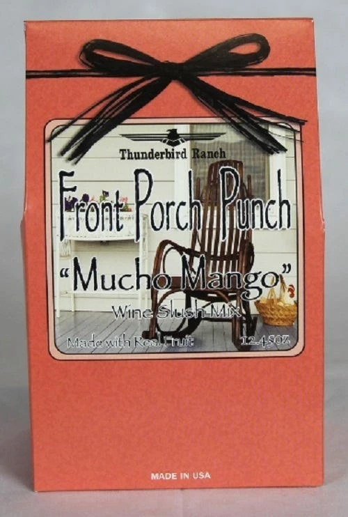 Thunderbird Ranch Gourmet Foods Front Porch Punch Mucho Mango Wine Slush - Beverages 1 Thunderbird Ranch Gourmet Foods Front Porch Punch Mucho Mango Wine Slush - Beverages
