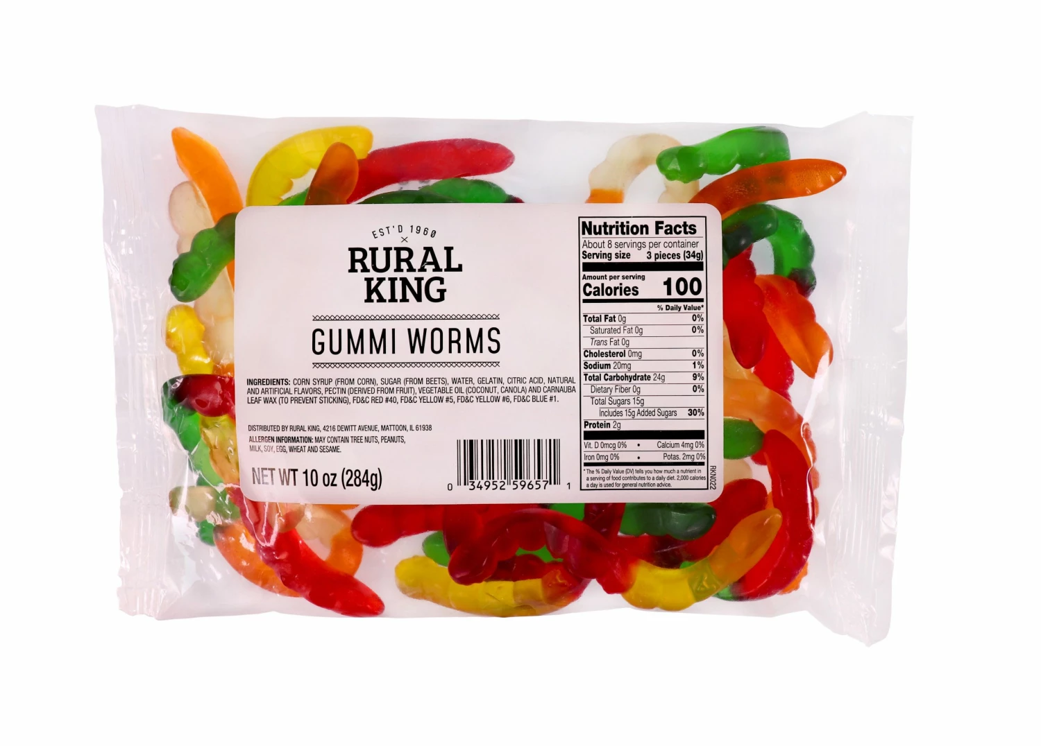 Rural King Gummi Worms - Candy & Gum 1 Rural King Gummi Worms - Candy & Gum