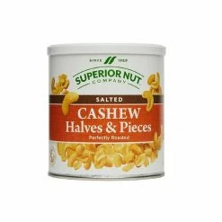 Superior Nut Company Roasted & Salted Cashew Halves & Pieces, 17 oz. - Cashews