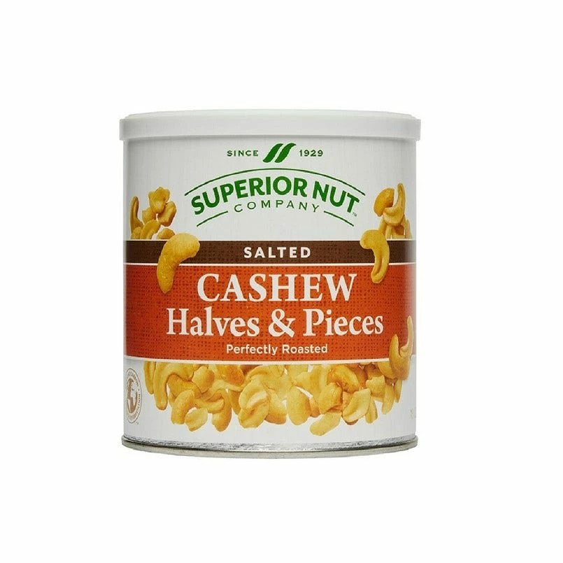 Superior Nut Company Roasted & Salted Cashew Halves & Pieces, 17 oz. - Cashews 1 Superior Nut Company Roasted & Salted Cashew Halves & Pieces, 17 oz. - Cashews