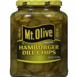Mt. Olive Hamburger Dill Chips, 32 fl. oz. - Pickles & Relishes