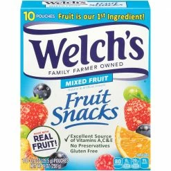 Welch's Mixed Fruit Fruit Snacks, 10 Pouches