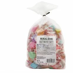 Rural King Assorted Salt Water Taffy TIE TOP - Candy & Gum