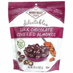 Hayden Valley Dark Chocolate Almonds, 20oz - Nuts