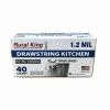 Rural King 13 Gallon Kitchen Drawstring Bags 40 ct. - 13GAL 40CT DS - Trash Bags