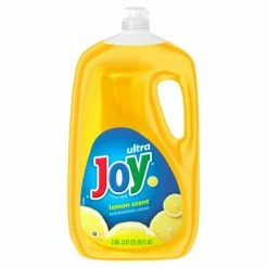Joy Ultra Lemon Scent Dish Soap, 90 oz. - JOYSU08A - Dish Soap & Dishwasher Detergent